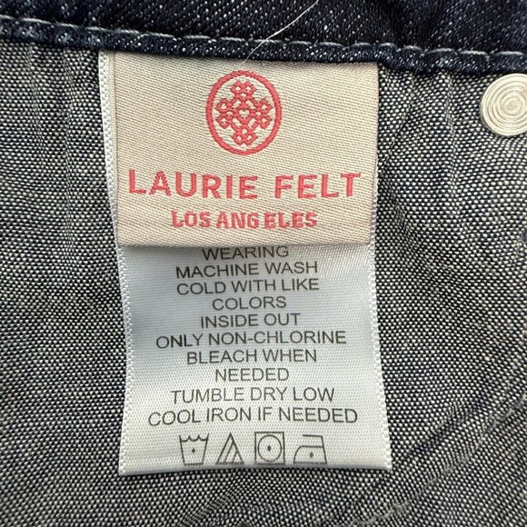 Laurie Felt Jeans Womens 6P Classic Boyfriend Stretch Blue Dark Wash Denim 29x27 - Picture 7 of 13